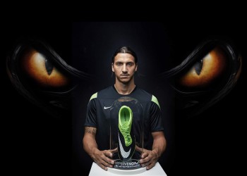 Ibrahimovic con sus Hypervenom | Foto Nike