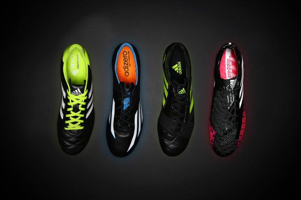 Los colores de los botines "Black Series" | Foto Adidas