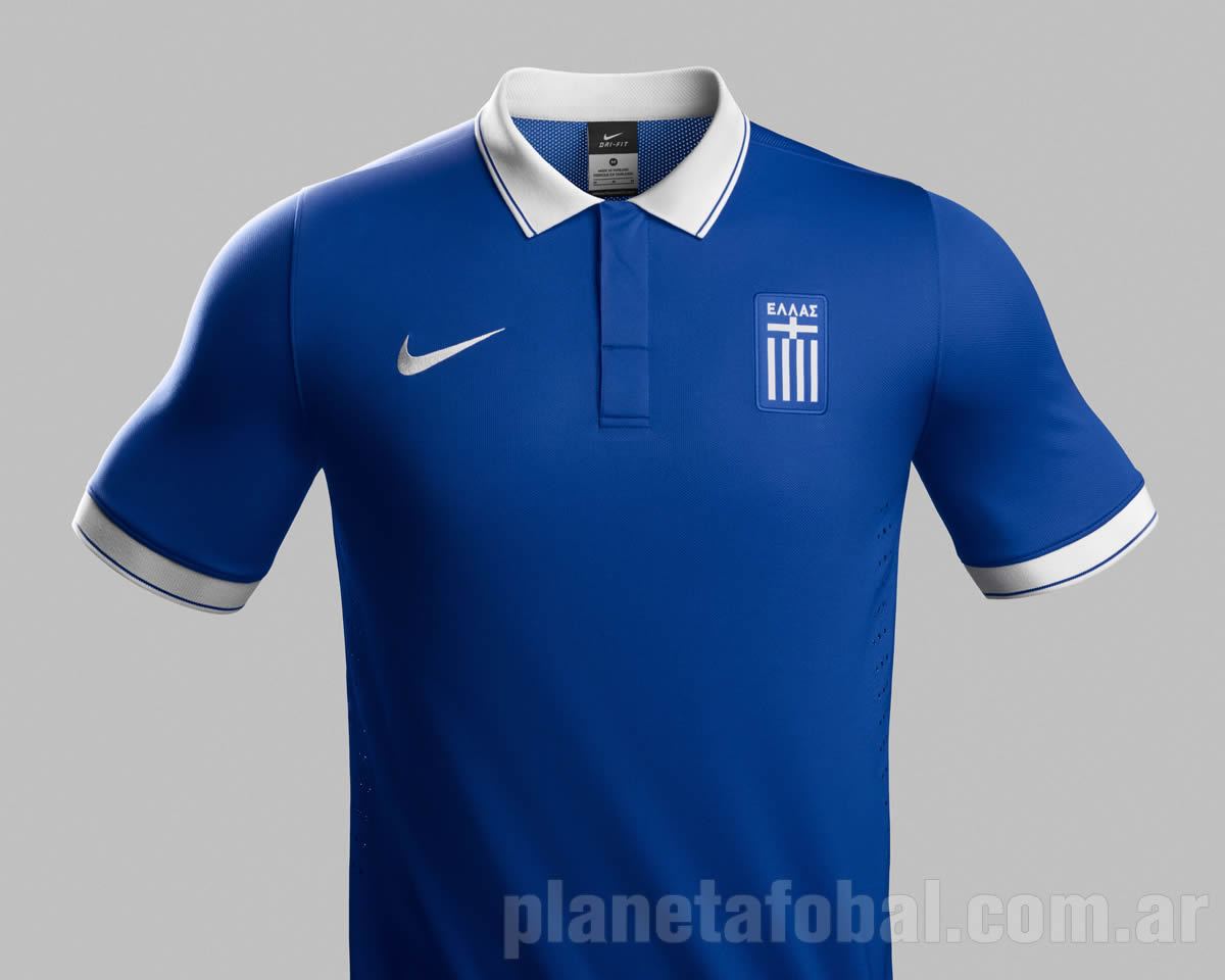 Camisetas Nike de Grecia Mundial 2014 - Planeta Fobal