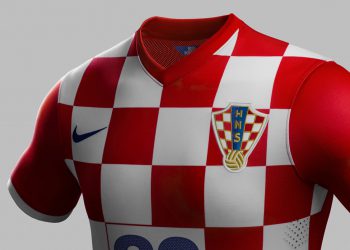 Nueva camiseta titular de Croacia | Foto Nike