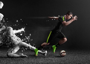 Cristiano Ronaldo luciendo el nuevo colorway de los Mercurial | Foto Nike