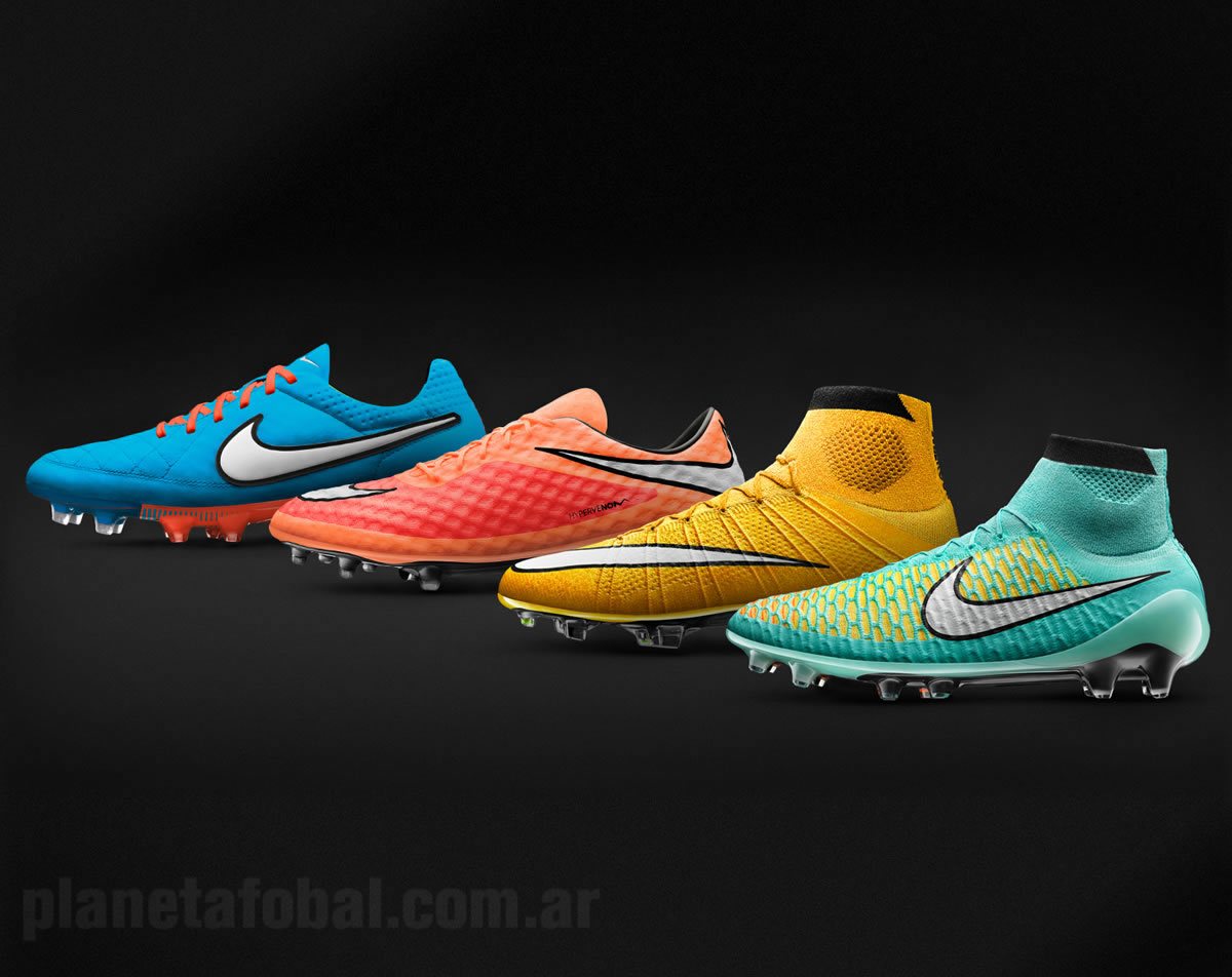 Los nuevos colores de los botines Nike