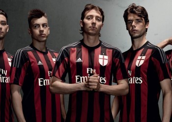 Al detalle la camiseta del AC Milán | Foto Adidas