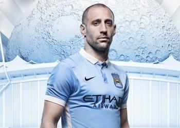 Pablo Zabaleta con la casaca | Foto Nike