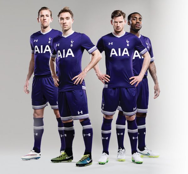 Tercera camiseta Under Armour del Tottenham 2015/2016