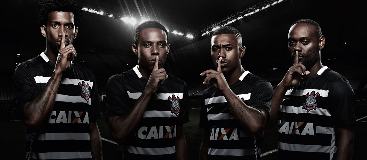 Camiseta alternativa de Corinthians para 2016 | Foto Nike