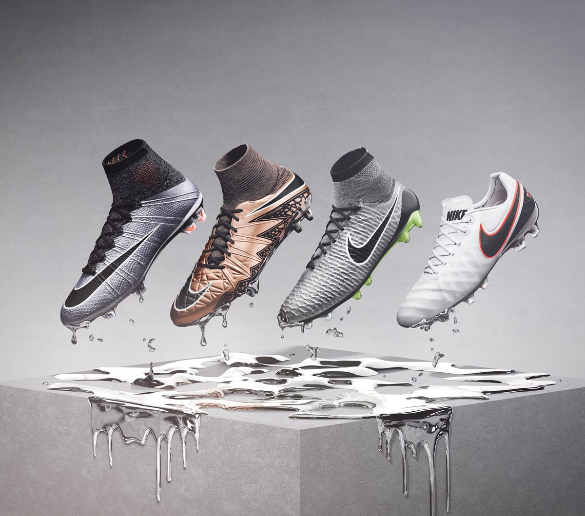 "Liquid Chrome Pack" de Nike