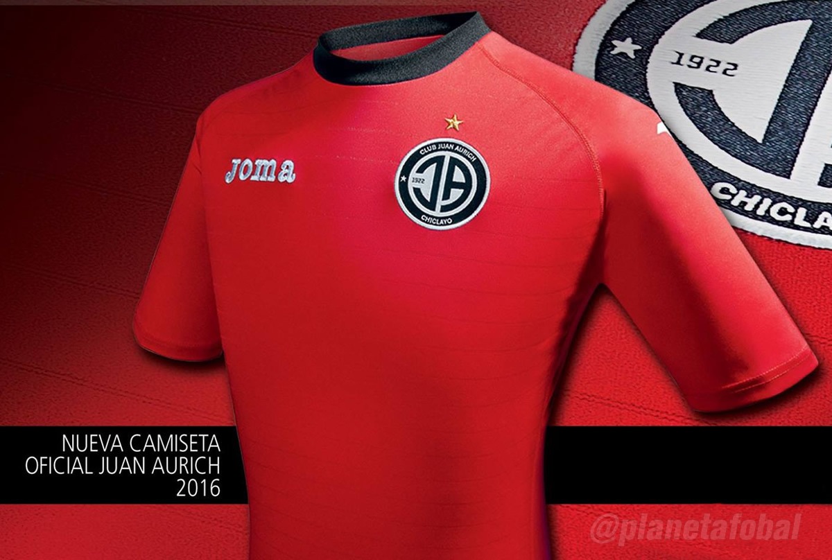 Camiseta titular del Club Juan Aurich para 2016 | Foto Joma Perú