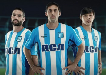 López, Milito y Romero con la casaca | Foto Web Oficial