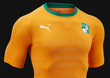 Nueva camiseta de Costa de Marfil | Foto Puma