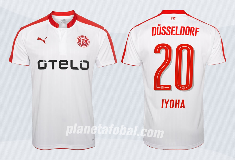 Nueva camiseta del Fortuna Düsseldorf | Imágenes Web Oficial