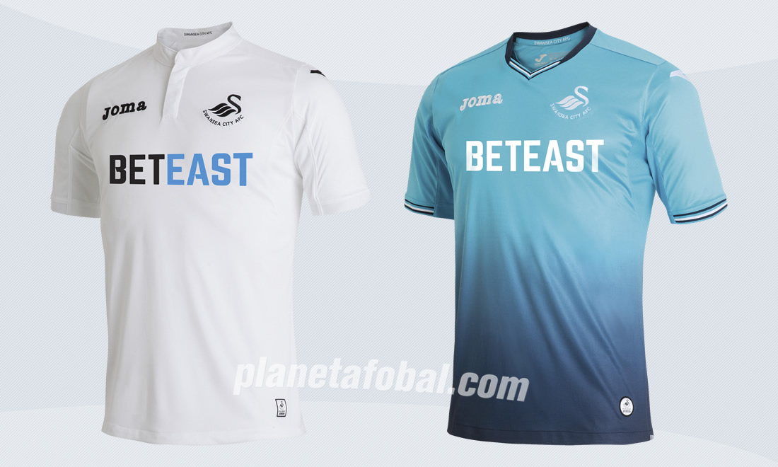 Nuevas casacas del Swansea City | Foto Web Oficial
