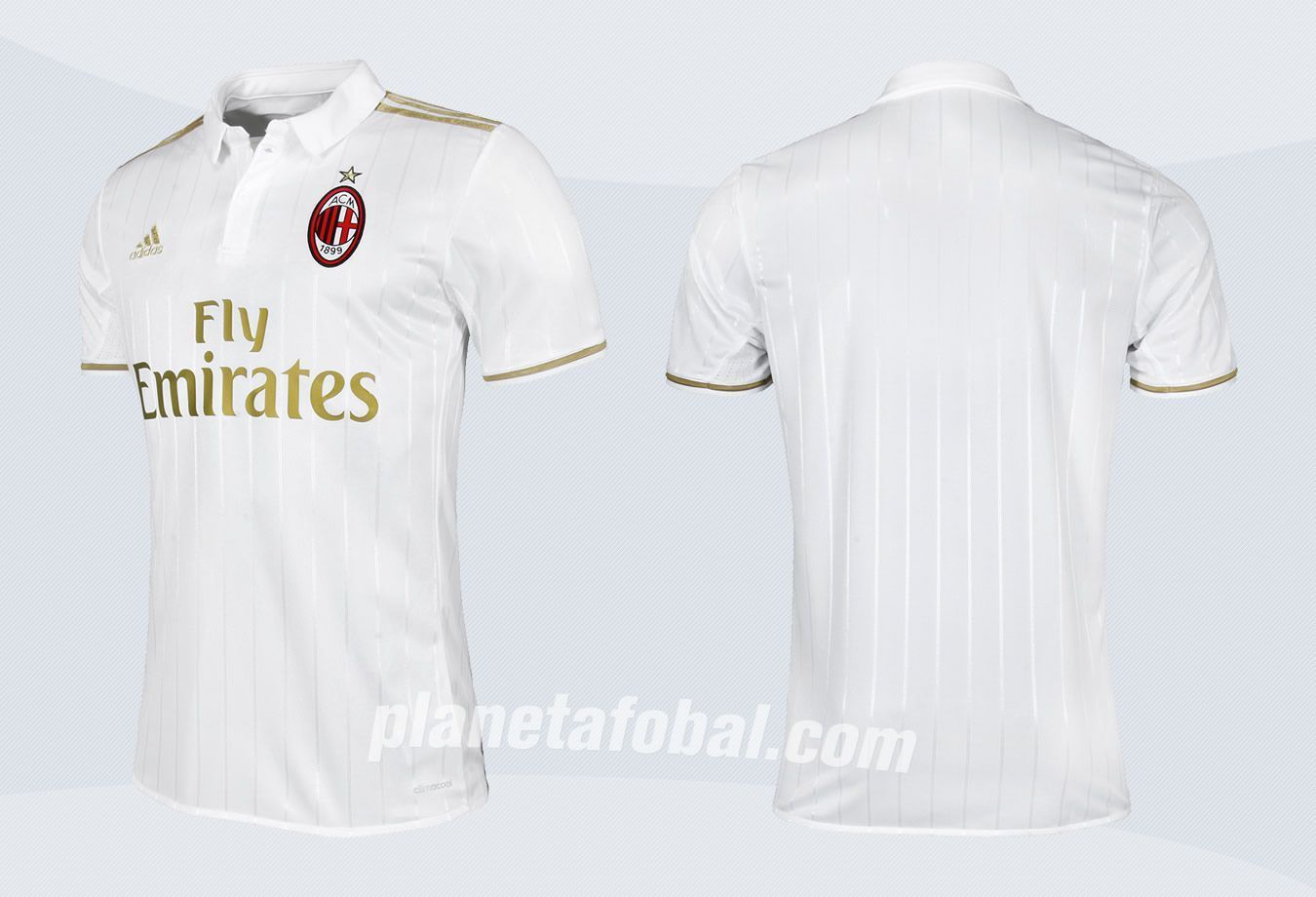 Camiseta suplente del Milan | Imágenes Web Oficial