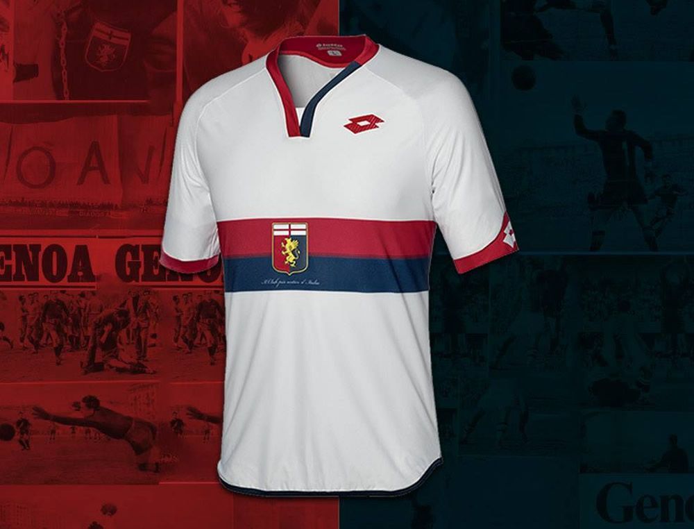 Camiseta suplente del Genoa | Foto Web Oficial