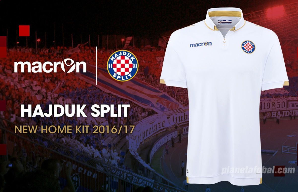 Casaca titular del Hajduk Split | Foto Web Oficial