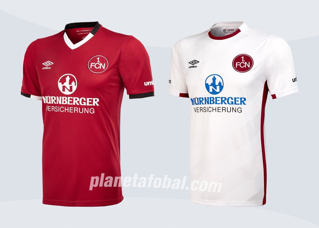 Nuevas camisetas del FC Nürnberg | Imágenes Web Oficial