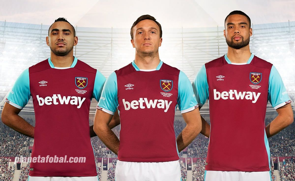 Nueva camiseta titular del West Ham | Foto Web Oficial