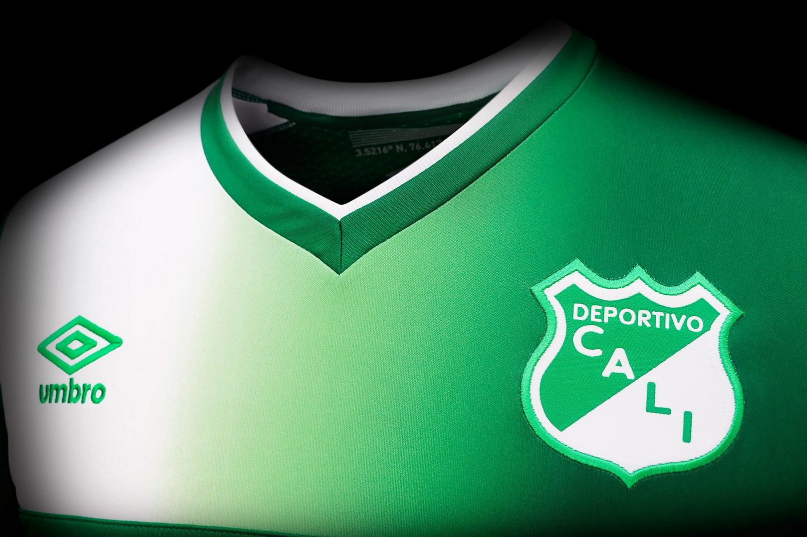 Camiseta titular del Deportivo Cali | Foto Umbro