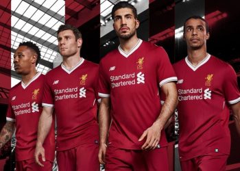 Nueva camiseta del Liverpool FC | Foto Web Oficial