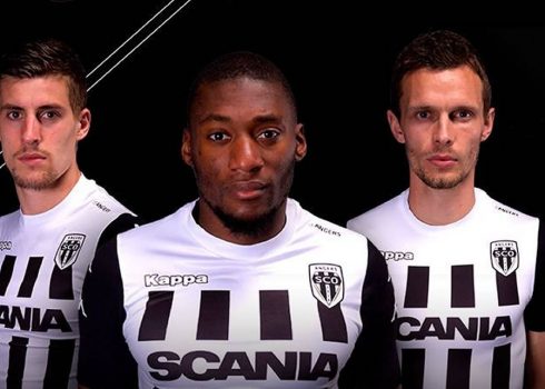 Nuevas camisetas del Angers SCO | Foto Web Oficial