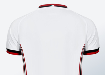 Camiseta suplente Adidas 2017-18 del AC Milan | Foto Web Oficial