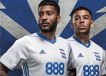 Camiseta suplente Adidas 2017-18 del Birmingham City FC | Foto Web Oficial