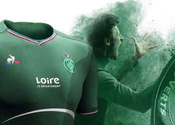 Camiseta titular le coq sportif del Saint-Étienne | Foto Web Oficial