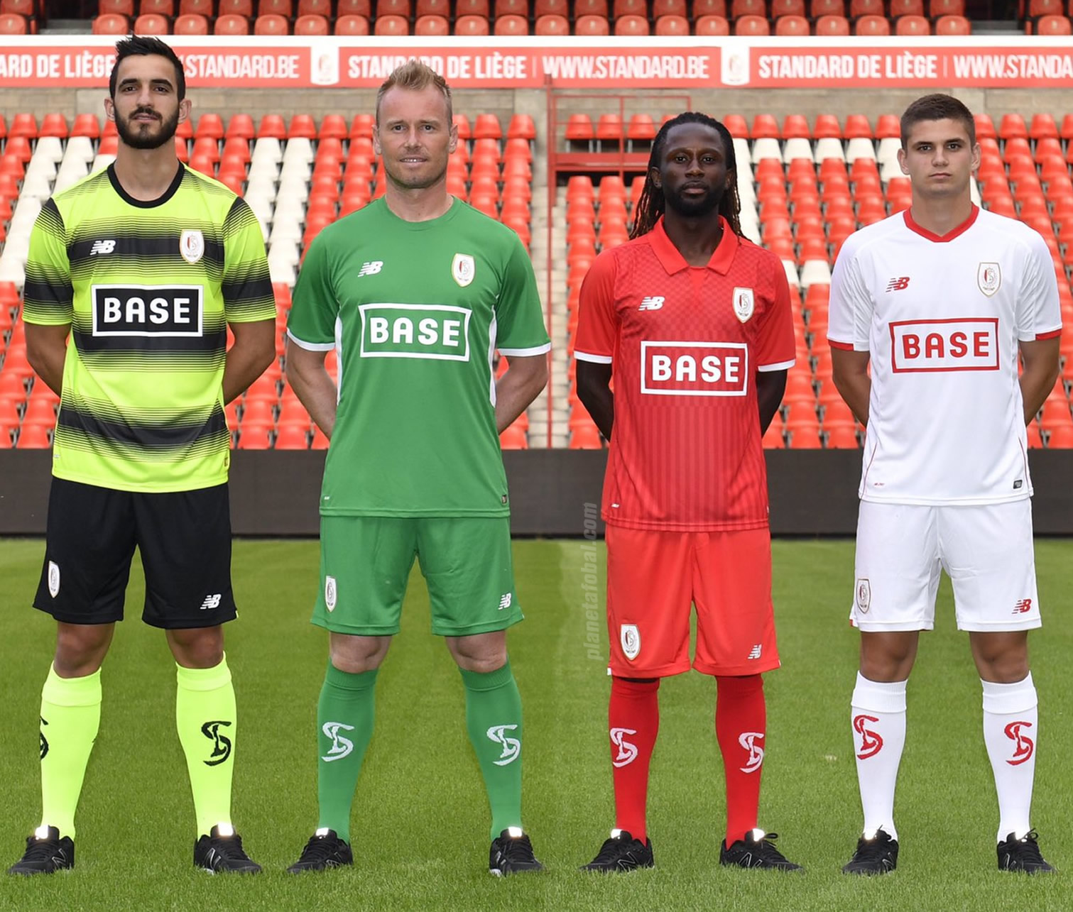 Nuevas camisetas del Standar de Liège | Foto Web Oficial