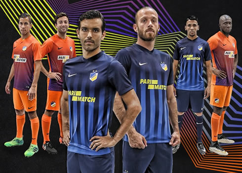 Camisetas alternativas Nike del APOEL Nicosia FC | Foto Web Oficial