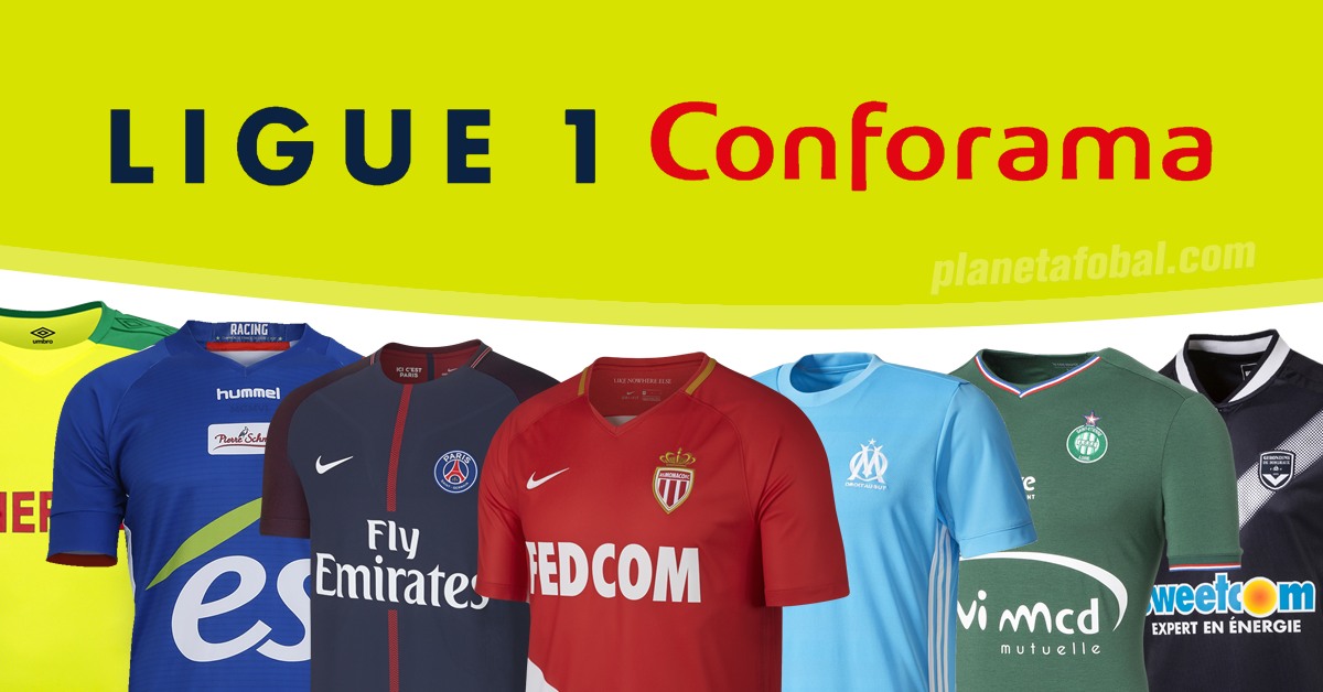 Las camisetas de la Ligue 1 de Francia 2017-18