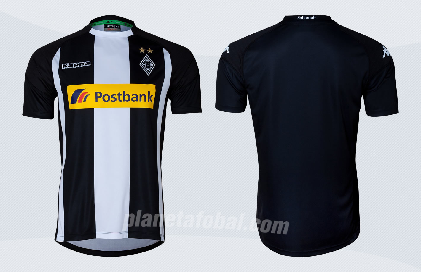 Nueva camiseta alternativa Kappa del Borussia Mönchengladbach | Foto Web Oficial