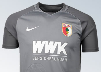 Tercera camiseta Nike 2017-18 del FC Augsburg | Foto Web Oficial