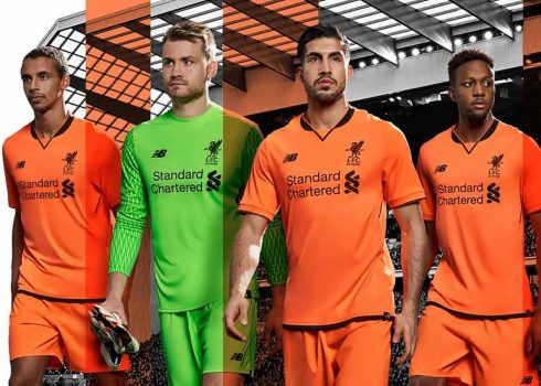 Tercera camiseta New Balance del Liverpool | Foto Web Oficial
