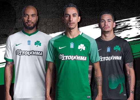 Camisetas Nike del Panathinaikos F.C | Foto Web Oficial