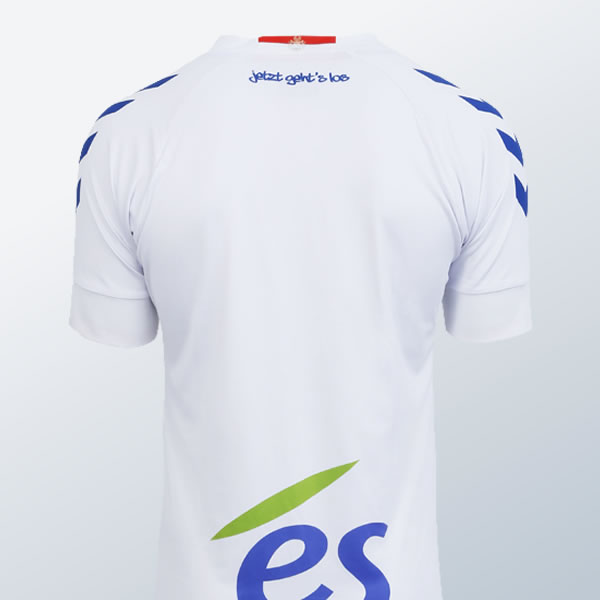 Camiseta suplente Hummel del RC Strasbourg | Foto Web Oficial