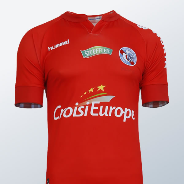 Tercera camiseta Hummel del RC Strasbourg | Foto Web Oficial