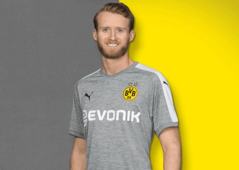 André Schürrle con la tercera camiseta de BVB | Foto Web Oficial
