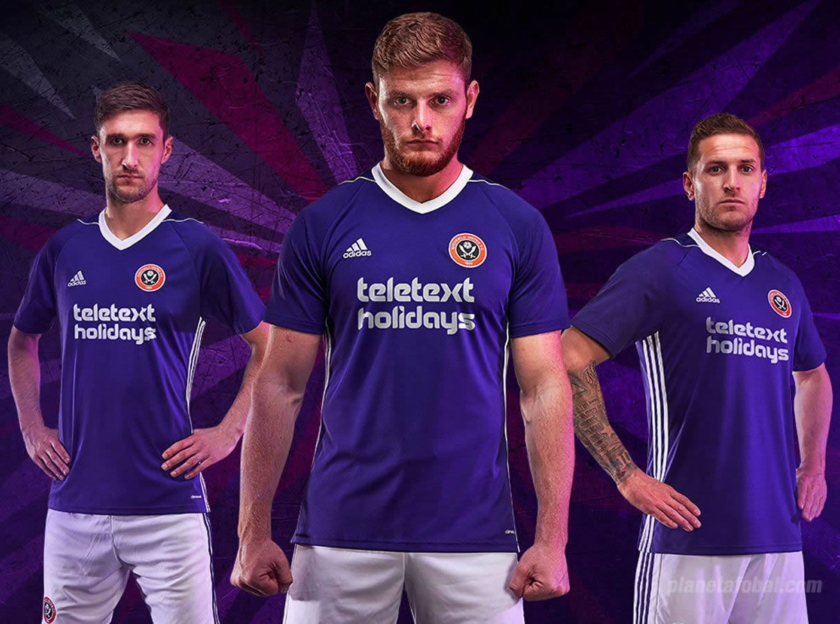 Camiseta suplente Adidas del Sheffield United | Foto Web Oficial