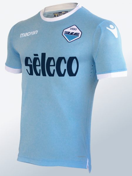 Camiseta titular Macron de Lazio | Foto Web Oficial
