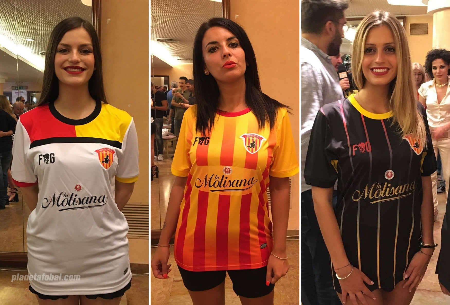 Nuevas camisetas del Benevento Calcio | Foto Facebook Oficial