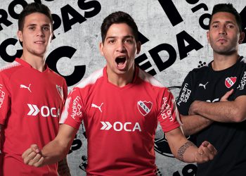 Nueva camiseta titular de Independiente | Foto Twitter Oficial