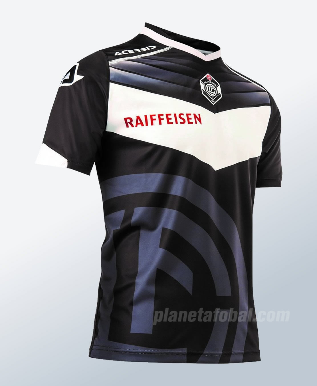 Nueva camiseta titular Acerbis del FC Lugano | Imagen Web Oficial