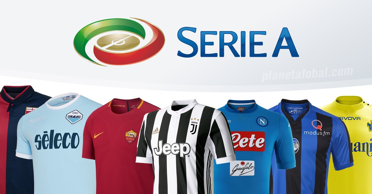 Las camisetas de la Serie A Tim de Italia