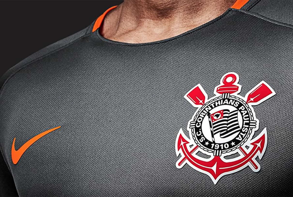 Tercera camiseta Corinthians 2017/18
