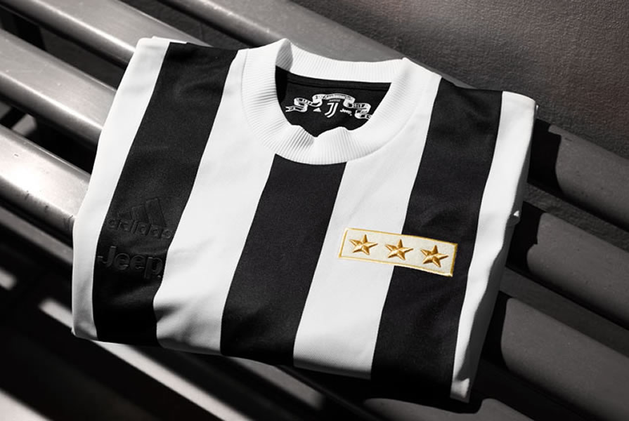 Camiseta conmemorativa 120 años de la Juventus | Foto Web Oficial