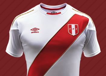 Nueva camiseta para Rusia 2018 de Perú | Foto Umbro