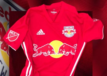 Camiseta suplente Adidas del New York Red Bulls | Foto Web Oficial
