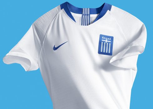 Camiseta titular 2018-19 de Grecia | Foto Nike