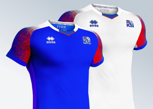 Nuevas camisetas de Islandia para el Mundial 2018 | Imágenes Erreà
