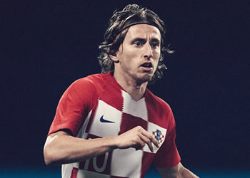 Modric con la camiseta titular de Croacia | Foto Nike